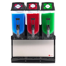 Crathco FROSTY 3 Frozen Granita/Slush/Shake Dispenser with 3 - 3.2 Gallon Tanks